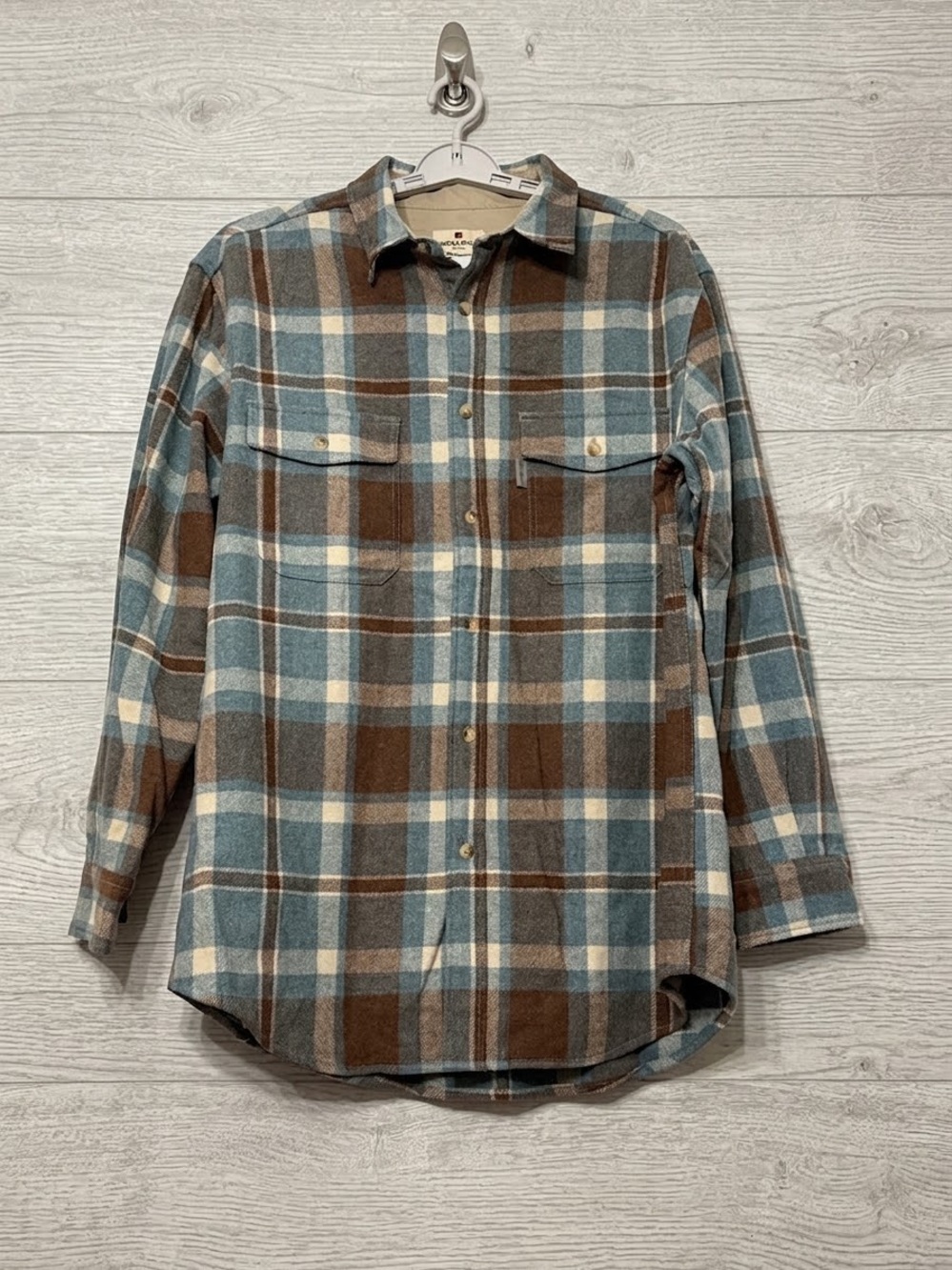 Woolrich 100% Wool Plaid Shirt Button Up Shacket Men’s Large